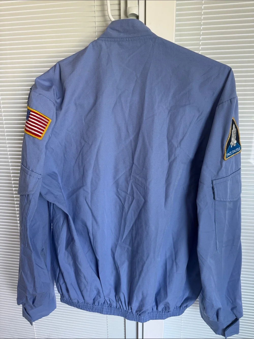 Vintage KCSC Patch Blue Flight Jacket with Name Patch